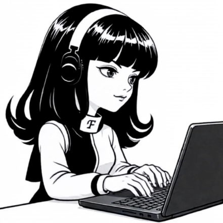 嘟嘟在电脑前工作